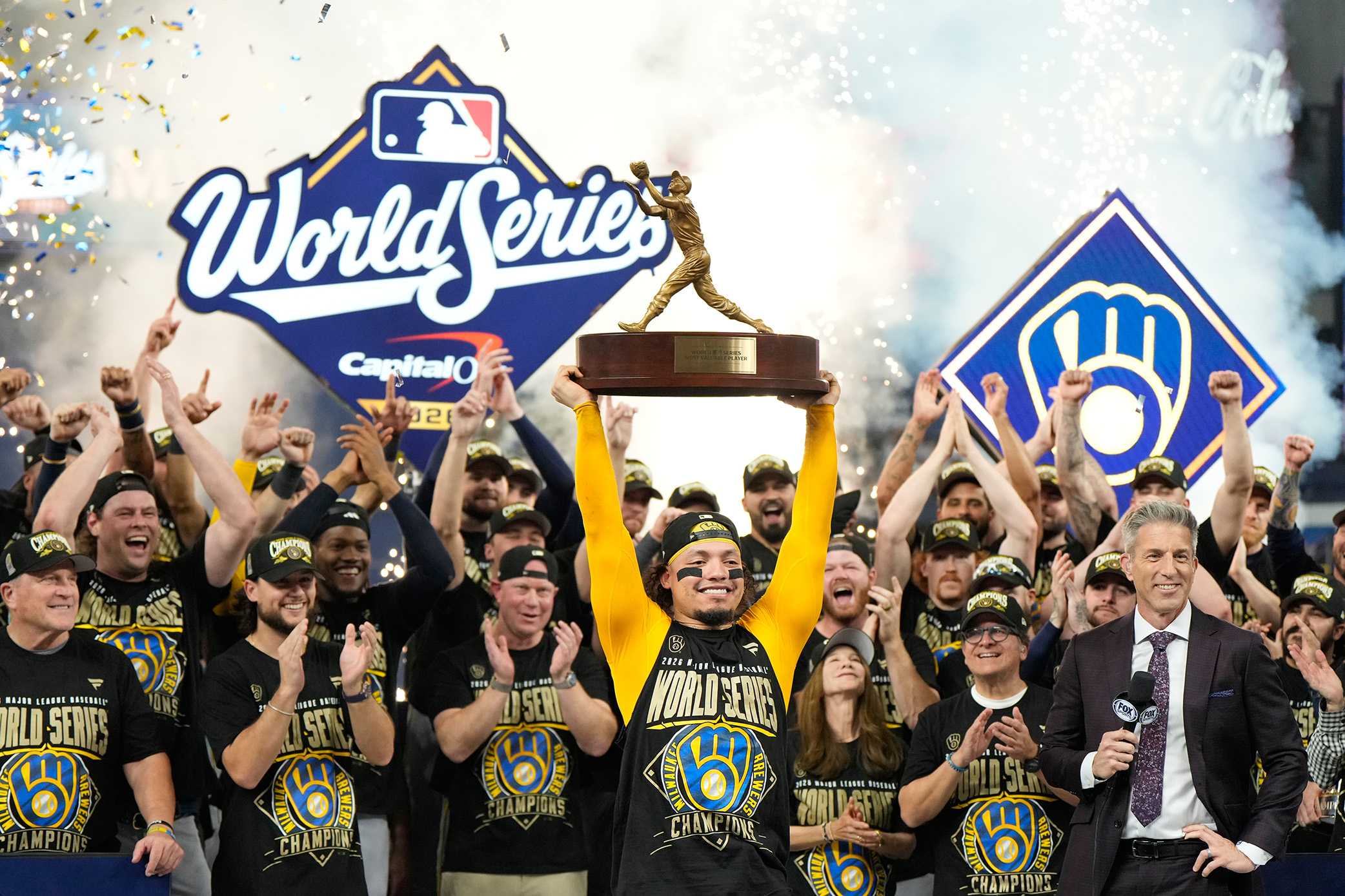 Brewers revel in their first World Series win with Milwaukee parade — WGAL 8 (Lancaster/Harrisburg/York)